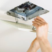 Bathroom fan replacement service